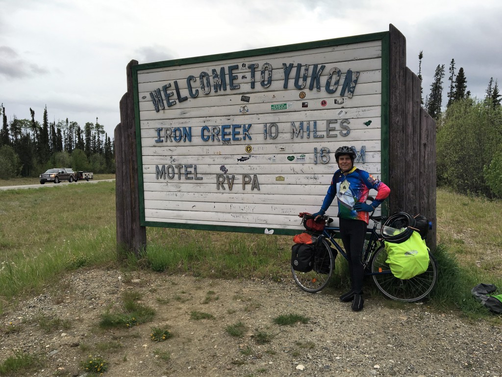 Crossing into the Yukon!