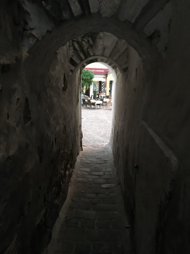 A pretty narrow street