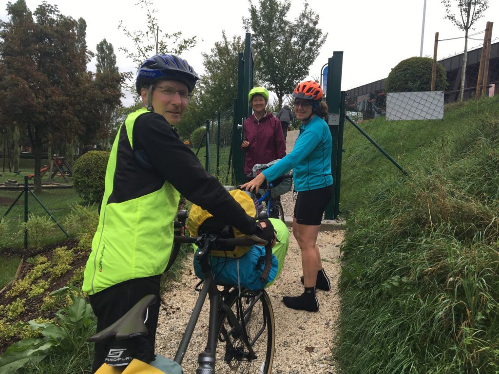 The Prague Pedalers brave the weather