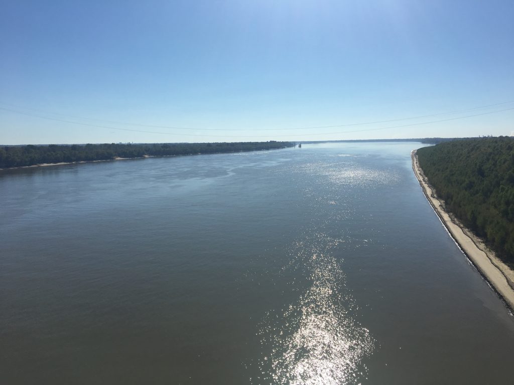 The waters of the Mighty Mississippi.